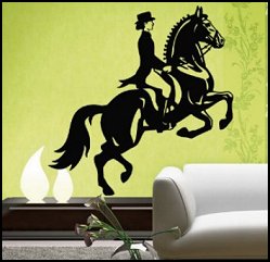 Horse Rider Horse Show Jumping Equestrian Sport wall decal