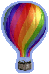 Colorful Hot Air Balloon - Peel and Stick Wall Decal