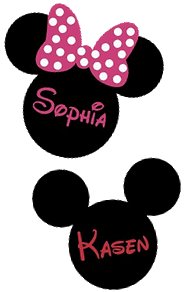 Mickey Mouse wall decals Minnie Mouse wall decal stickers