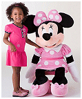 Fill-up your Mickey Mouse Clubhouse with our Giant Minnie Mouse Plush Toy. very cuddly, your little one will want to take her along for each and every Mickey Mouse Clubhouse adventure.