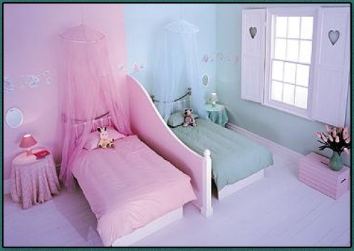 shared bedroom decorating for girls rooms