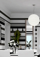 White Black Grey striped Wallpaper White Black Grey stripes Wallpaper stripe wall decor