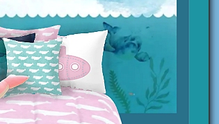 whale pillows whale bedding submarine pillows  whales pink bedroom ideas pink whales bedding whales mural 
