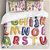 Educational Twin Size Duvet Cover 