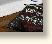 The Night Circus Quote Floor Pillow