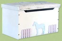chest for your little equestrian to store their treasures! 