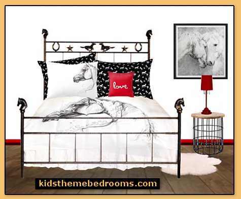 equestrian horse bedroom decor horse bed horse bedding