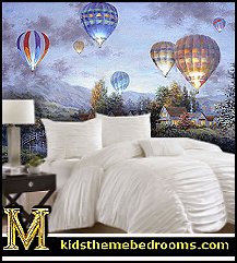 hot air balloon themed room 