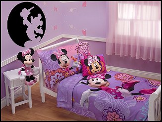 Disney Mickey Mouse Wall Decal-Minnie Mouse Bedding