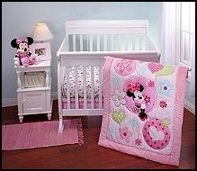 Includes an appliqued comforter with a soft, plush fabric border, a fitted crib sheet and dust ruffle