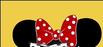 Minnie Mouse Inspired HEADBOARD WALL DECAL