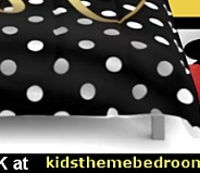 minnie mouse bedroom Black White Polka Dot with Gold "M" Monogram Comforters