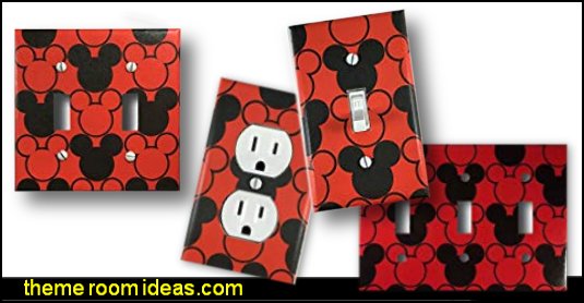 Mickey Mouse  Decorative Light Switch Wall Plate Covers - Mickey Mouse Bedroom decor