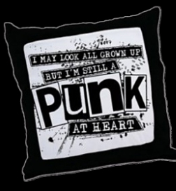 punk pillows - punk rocker throw pillows - punk bedroom decor