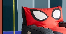 Marvel Spiderman Bean Bag Chair  spiderman bedroom furniture spiderman themed
