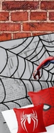 Spiderman Bedroom Design Ideas For Boys, Spiderman bedroom decorating ideas, Spider-Man Room, Decorate walls with Spider-Man wall art