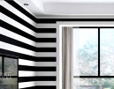 Horizontal striped walls Decorating with black and white Stripes striped accent walls