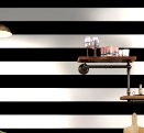 black horizontal stripes wall decal stickers bllack and white stripes wall decorating ideas stripes theme