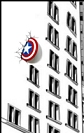 Marvel Comics 3D Captain America Shield Wall Light  