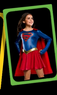 Supergirl costume,  superhero costumes Batgirl, Batman costume, Superman costume, Robin costume, Wonder Woman costume