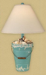 Bucket of Shells Table Lamp seashell table lamp seashell decorating seashell lamps
