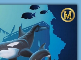 Sunken Ship mural   Whale decals  whale theme bedroom ideas - whale theme decor - whale wall murals ..whale theme bedroom ideas - whale theme decor - whale wall murals - underwater theme bedrooms