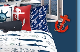 Red Anchor  Nautical Throw Pillow  Sailing Throw Pillow  Wally Whale Shaped Throw Pillow