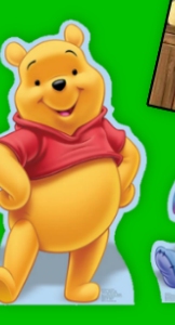 Winnie the Pooh life-size cardboard stand-up is perfect for decorating any room and party, winnie pooh bedroom themed decorating  - winnie the pooh party