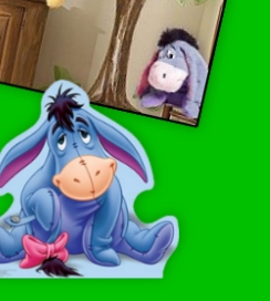 Eeyore from Winnie the Pooh life-size cardboard stand-up is perfect for decorating any room or party, winnie pooh bedroom decoratins