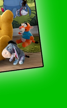 Large stuffed Winnie the Pooh Eeyore  Tigger  Piglet toys