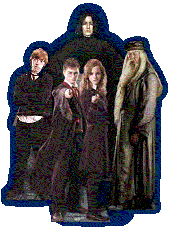 Harry Potter lifesize cardboard cutouts.


The Half-Blood Prince - Hermione Granger
The Half-Blood Prince - Ron Weasley
Take home Professor Dumbledore from the Harry Potter movie series 
Professor Snape Life-Size Standup 